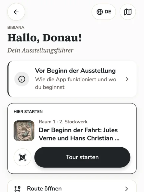 Tá istá výstava v nemčine: Hallo, Donau! - Dein Ausstellungsführer.