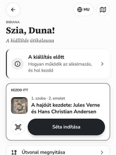 Tá istá výstava v maďarčine: Szia, Duna! - A kiállítás útikalauza.